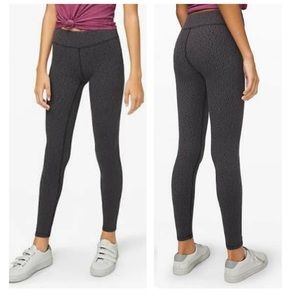 Ivivva Rhythmic Tight Scattered‎ Herringbone Gray Size 12